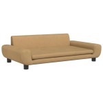 vidaXL Canapea pentru copii, maro, 100x54x33 cm, catifea