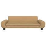 vidaXL Canapea pentru copii, maro, 100x54x33 cm, catifea