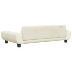 vidaXL Canapea pentru copii, crem, 100x54x33 cm, catifea vidaXL Canapea pentru copii, crem, 100x54x33 cm, catifea