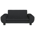 vidaXL Canapea pentru copii, negru, 70x45x33 cm, catifea vidaXL Canapea pentru copii, negru, 70x45x33 cm, catifea