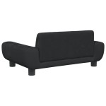 vidaXL Canapea pentru copii, negru, 70x45x33 cm, catifea vidaXL Canapea pentru copii, negru, 70x45x33 cm, catifea