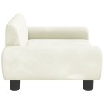 vidaXL Canapea pentru copii, crem, 70x45x33 cm, catifea