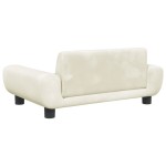 vidaXL Canapea pentru copii, crem, 70x45x33 cm, catifea
