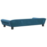 vidaXL Canapea pentru copii, albastru, 100x50x26 cm, catifea vidaXL Canapea pentru copii, albastru, 100x50x26 cm, catifea