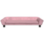 vidaXL Canapea pentru copii, roz, 100x50x26 cm, catifea vidaXL Canapea pentru copii, roz, 100x50x26 cm, catifea