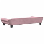 vidaXL Canapea pentru copii, roz, 100x50x26 cm, catifea vidaXL Canapea pentru copii, roz, 100x50x26 cm, catifea