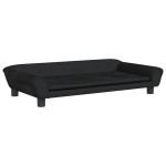 vidaXL Canapea pentru copii, negru, 100x50x26 cm, catifea vidaXL Canapea pentru copii, negru, 100x50x26 cm, catifea