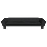 vidaXL Canapea pentru copii, negru, 100x50x26 cm, catifea vidaXL Canapea pentru copii, negru, 100x50x26 cm, catifea