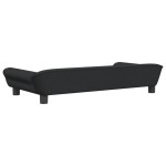 vidaXL Canapea pentru copii, negru, 100x50x26 cm, catifea vidaXL Canapea pentru copii, negru, 100x50x26 cm, catifea