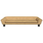 vidaXL Canapea pentru copii, maro, 100x50x26 cm, catifea vidaXL Canapea pentru copii, maro, 100x50x26 cm, catifea