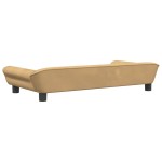 vidaXL Canapea pentru copii, maro, 100x50x26 cm, catifea vidaXL Canapea pentru copii, maro, 100x50x26 cm, catifea