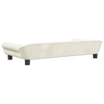 vidaXL Canapea pentru copii, crem, 100x50x26 cm, catifea vidaXL Canapea pentru copii, crem, 100x50x26 cm, catifea