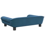 vidaXL Canapea pentru copii, albastru, 70x45x26 cm, catifea vidaXL Canapea pentru copii, albastru, 70x45x26 cm, catifea