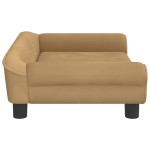 vidaXL Canapea pentru copii, maro, 70x45x26 cm, catifea vidaXL Canapea pentru copii, maro, 70x45x26 cm, catifea