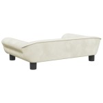 vidaXL Canapea pentru copii, crem, 70x45x26 cm, catifea