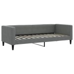 vidaXL Pat de zi cu extensie, gri închis, 80x200 cm, textil vidaXL Pat de zi cu extensie, gri închis, 80x200 cm, textil