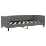 vidaXL Pat de zi cu extensie, gri închis, 90x190 cm, textil vidaXL Pat de zi cu extensie, gri închis, 90x190 cm, textil