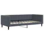 vidaXL Pat de zi cu saltea, gri închis, 90x190 cm, catifea vidaXL Pat de zi cu saltea, gri închis, 90x190 cm, catifea