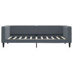 vidaXL Pat de zi cu saltea, gri închis, 90x190 cm, catifea vidaXL Pat de zi cu saltea, gri închis, 90x190 cm, catifea