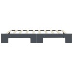 vidaXL Pat de zi cu extensie, gri închis, 90x190 cm, catifea vidaXL Pat de zi cu extensie, gri închis, 90x190 cm, catifea