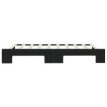 vidaXL Pat de zi cu extensie, negru, 90x190 cm, catifea vidaXL Pat de zi cu extensie, negru, 90x190 cm, catifea