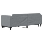 vidaXL Pat de zi cu extensie, gri deschis, 80x200 cm, textil vidaXL Pat de zi cu extensie, gri deschis, 80x200 cm, textil