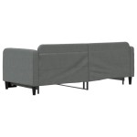 vidaXL Pat de zi cu extensie, gri închis, 80x200 cm, textil
