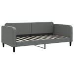 vidaXL Pat de zi cu extensie, gri închis, 90x190 cm, textil vidaXL Pat de zi cu extensie, gri închis, 90x190 cm, textil