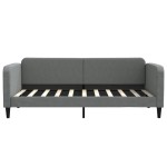 vidaXL Pat de zi cu extensie, gri închis, 90x190 cm, textil vidaXL Pat de zi cu extensie, gri închis, 90x190 cm, textil