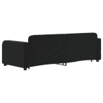 vidaXL Pat de zi cu extensie, negru, 80x200 cm, catifea vidaXL Pat de zi cu extensie, negru, 80x200 cm, catifea