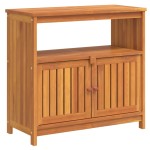 vidaXL Masă consolă de grădină, 80x35x75 cm, lemn masiv de acacia vidaXL Masă consolă de grădină, 80x35x75 cm, lemn masiv de acacia