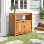 vidaXL Masă consolă de grădină, 80x35x75 cm, lemn masiv de acacia vidaXL Masă consolă de grădină, 80x35x75 cm, lemn masiv de acacia