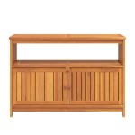 vidaXL Masă consolă, 110x35x75 cm, lemn masiv de acacia vidaXL Masă consolă, 110x35x75 cm, lemn masiv de acacia