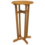 vidaXL Masă de bar de grădină, Ø60x105 cm, lemn masiv de acacia vidaXL Masă de bar de grădină, Ø60x105 cm, lemn masiv de acacia