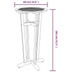 vidaXL Masă de bar de grădină, Ø60x105 cm, lemn masiv de acacia vidaXL Masă de bar de grădină, Ø60x105 cm, lemn masiv de acacia
