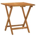 vidaXL Set bistro pliabil cu perne, 3 piese, lemn masiv de acacia vidaXL Set bistro pliabil cu perne, 3 piese, lemn masiv de acacia