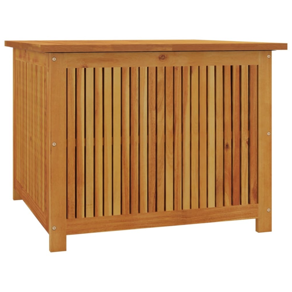 vidaXL Ladă depozitare pentru grădină 75x75x58 cm lemn masiv acacia