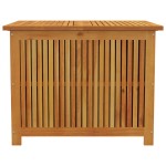 vidaXL Ladă depozitare pentru grădină 75x75x58 cm lemn masiv acacia vidaXL Ladă depozitare pentru grădină 75x75x58 cm lemn masiv acacia