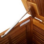 vidaXL Ladă depozitare pentru grădină 150x80x75 cm lemn masiv acacia vidaXL Ladă depozitare pentru grădină 150x80x75 cm lemn masiv acacia