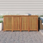 vidaXL Ladă depozitare pentru grădină 175x80x75 cm lemn masiv acacia vidaXL Ladă depozitare pentru grădină 175x80x75 cm lemn masiv acacia