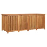 vidaXL Ladă depozitare grădină, 200x80x75 cm, lemn masiv de acacia vidaXL Ladă depozitare grădină, 200x80x75 cm, lemn masiv de acacia