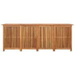 vidaXL Ladă depozitare grădină, 200x80x75 cm, lemn masiv de acacia vidaXL Ladă depozitare grădină, 200x80x75 cm, lemn masiv de acacia