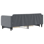 vidaXL Pat de zi cu extensie și sertare gri închis 80x200 cm catifea vidaXL Pat de zi cu extensie și sertare gri închis 80x200 cm catifea