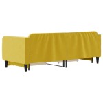 vidaXL Pat de zi cu extensie și sertare, galben, 80x200 cm, catifea vidaXL Pat de zi cu extensie și sertare, galben, 80x200 cm, catifea