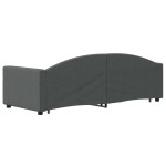vidaXL Pat de zi cu extensie, gri închis, 80x200 cm, textil vidaXL Pat de zi cu extensie, gri închis, 80x200 cm, textil