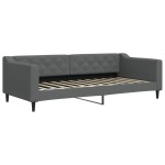 vidaXL Pat de zi cu extensie, gri închis, 90x200 cm, textil vidaXL Pat de zi cu extensie, gri închis, 90x200 cm, textil