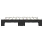 vidaXL Pat de zi cu extensie, negru, 90x190 cm, textil vidaXL Pat de zi cu extensie, negru, 90x190 cm, textil