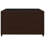 vidaXL Set mobilier de grădină cu perne, 3 piese, maro, poliratan vidaXL Set mobilier de grădină cu perne, 3 piese, maro, poliratan