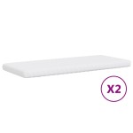 vidaXL Pat de zi cu extensie și sertare, gri taupe, 100x200 cm, textil