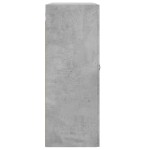 vidaXL Dulapuri de perete, 2 buc., gri beton, lemn prelucrat